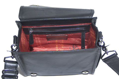 Colorado Cross Body with Russell In a Snowstorm